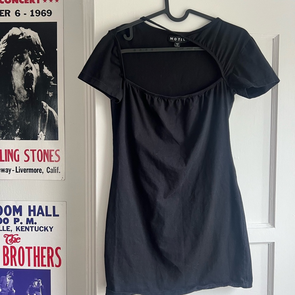 black body con mini dress from motelrocks